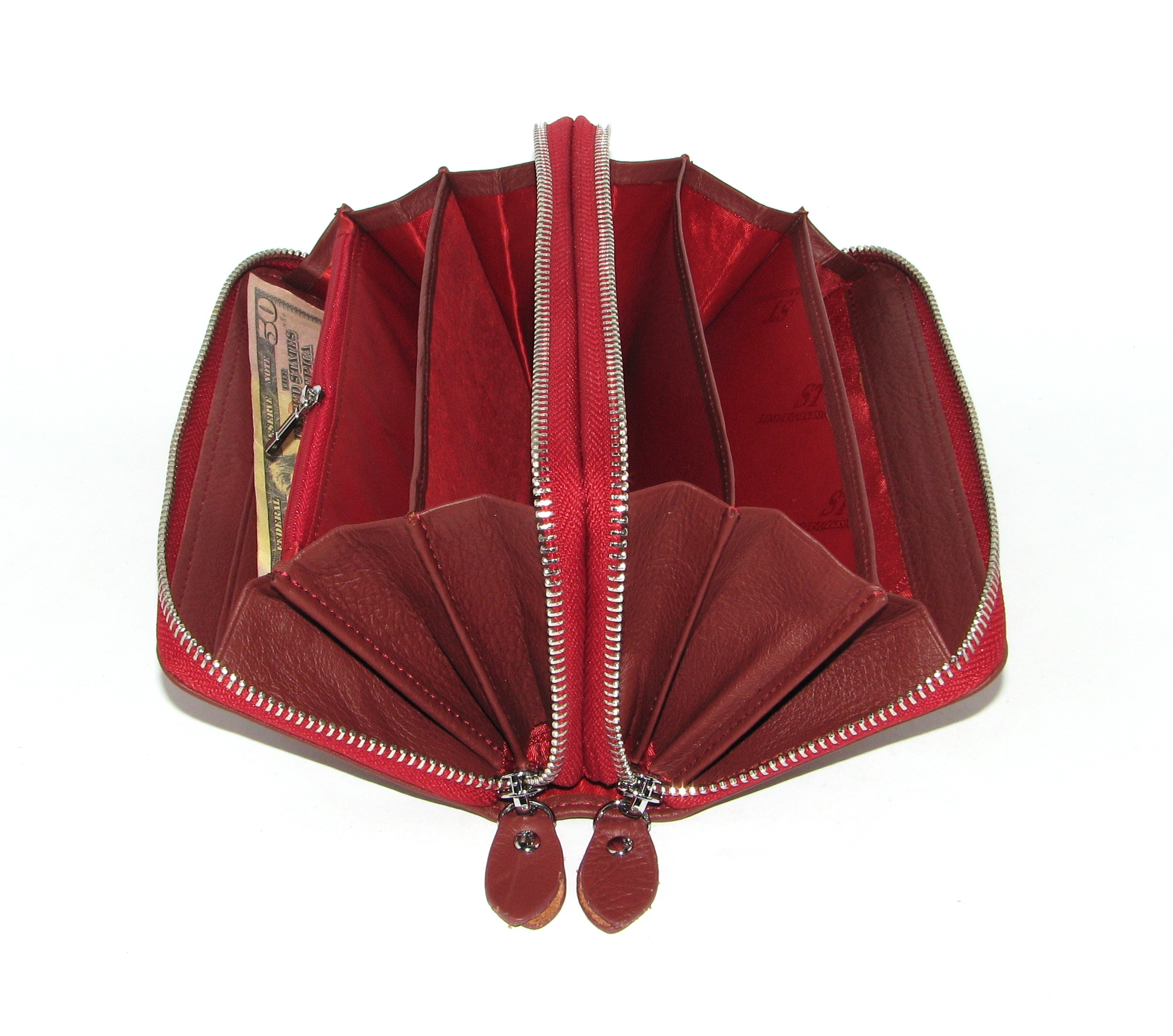 Кошелек женский ST Leather Accessories ST238-2 DATE RED Кошелек женский ST Leather Accessories ST238-2 DATE RED
